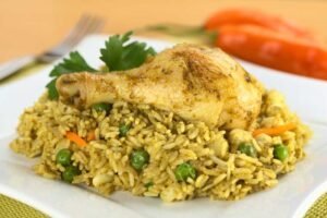Arroz con pollo tradicional