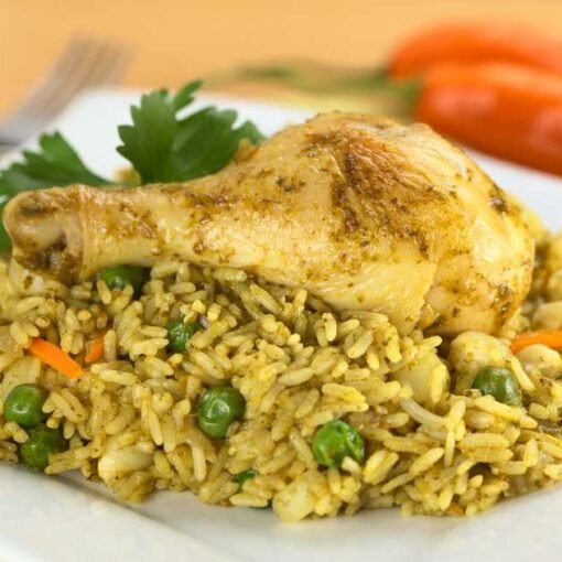 Arroz con pollo tradicional