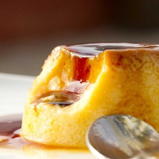 Delicioso flan de huevo