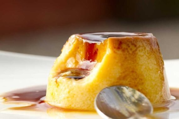 Delicioso flan de huevo