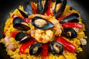 Paella de marisco