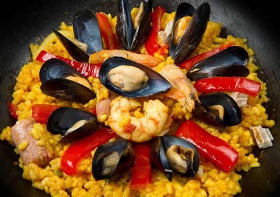 Paella de marisco