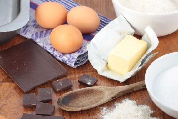 Cobertura de chocolate y sus ingredientes