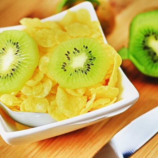 Bocadillo saludable con kiwi