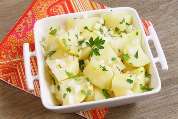 La ensalada de papa con mostaza de Dijon